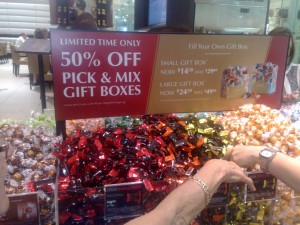 half price 50 off lindt pick and mix gift boxes lindt cafe